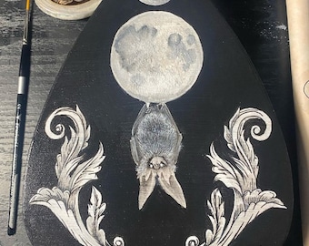 Bat Planchette Painting