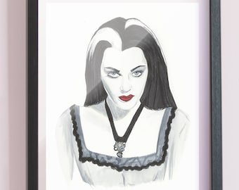 Lily Munster Art Print