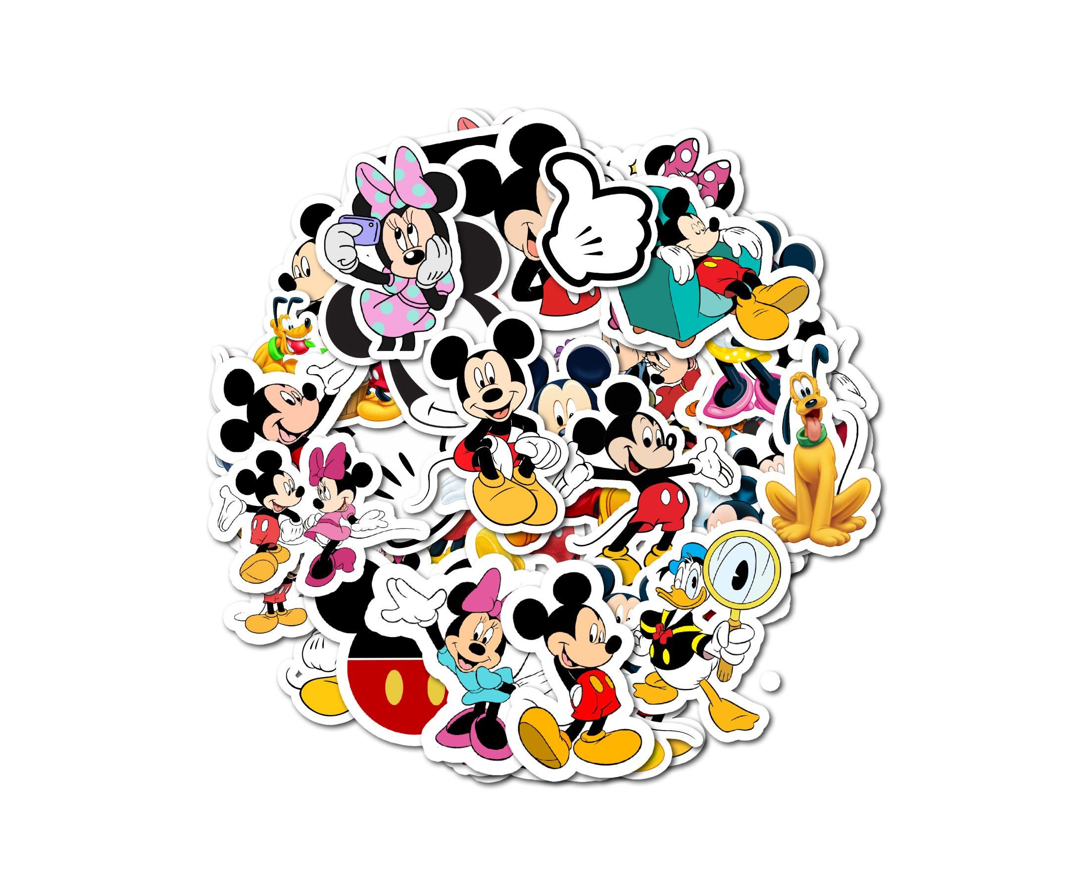 Micky mouse Stickers Pack Vinyl Stickers waterproof decal Etsy