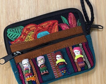 Worry Dolls Wallet / Handmade Worry Dolls Wallet / Handmade Colorful Wallet