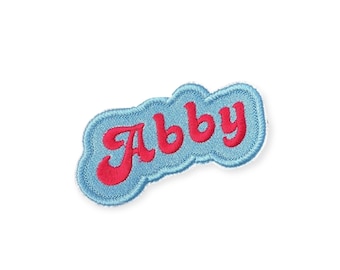 Parche de nombre personalizado / Parche de nombre / Parche de nombre elegante / Parche de nombre bordado