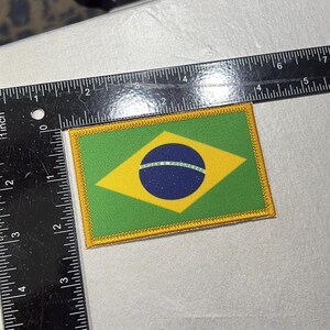Brazil Patch / Brasil Patch / Sew on Patch / Brazil Flag Patch / Embroidered Patch