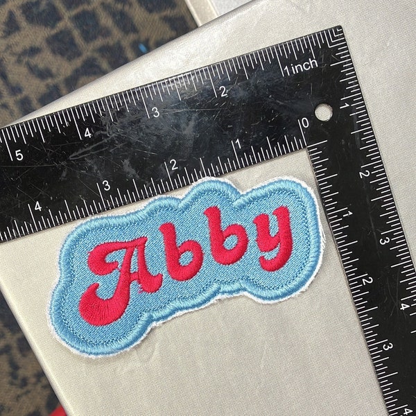 Custom Name Patch / Name Patch / Groovy Name Patch / Embroidered Name Patch