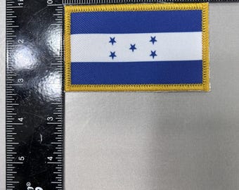 Honduras Flag Patch / Sew on Patch / Embroidered Patch / Flag Patch / Bandera De Honduras