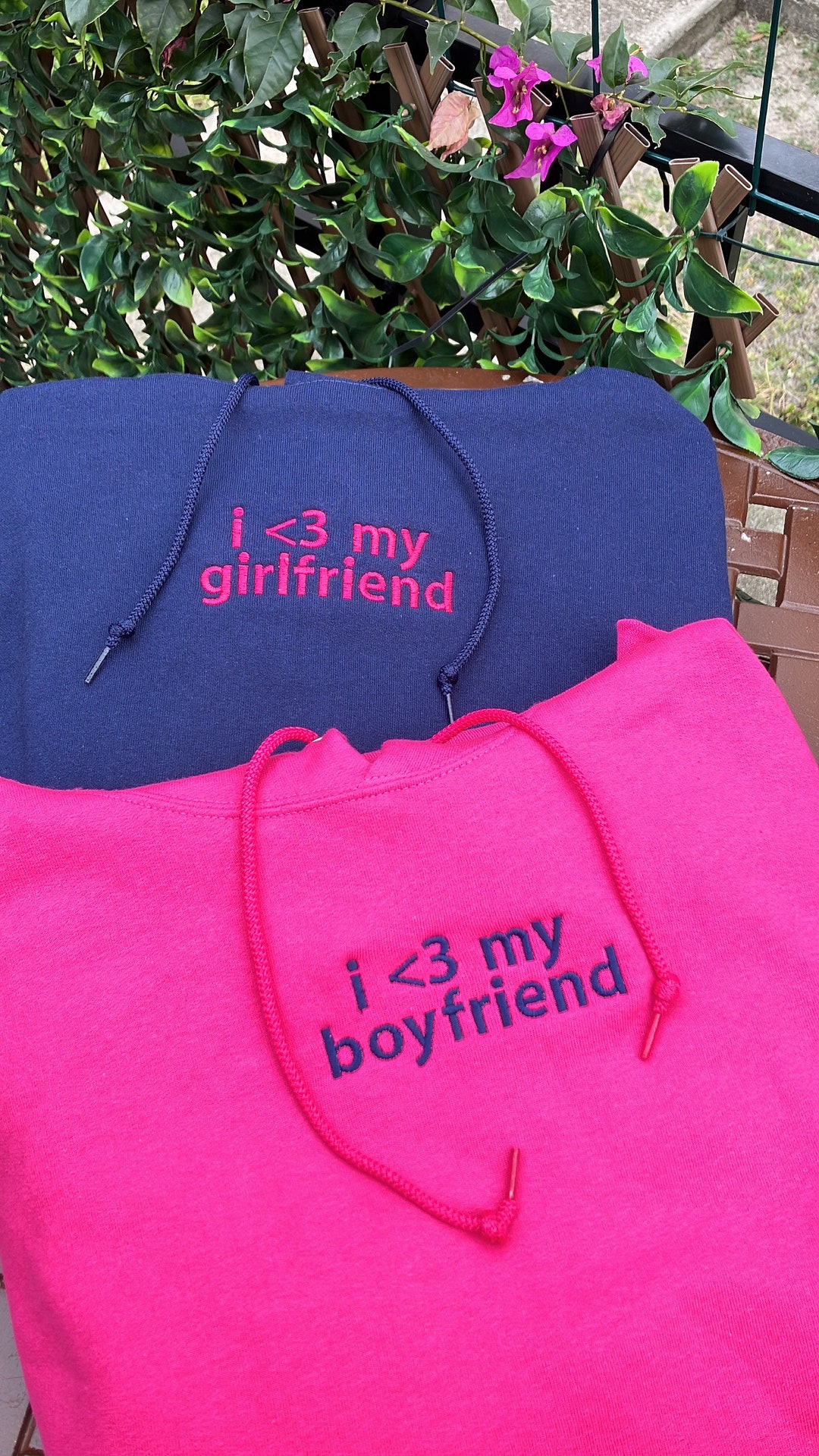 I Love My Boyfriend Hoodie / I Love My Girlfriend Hoodie / I Love My