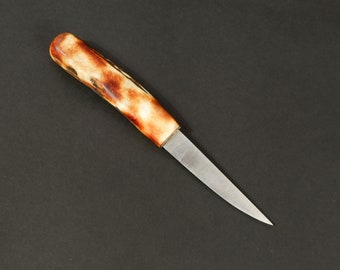 Small Full tang Сarving Knife from 6150, Carving Tool, Hand Carving Tool, Hand-Forged VojkoArt