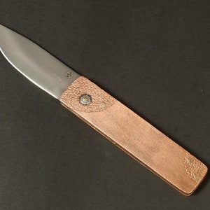 Folding Pocket Knife Hand Forged Unique Personalized hand Crafted by VojkoArt, fathers gift, gift for him, Best Gift, Christmas gift