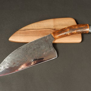 Kitchen Knife, Chef Knife   Hand Forged Unique Personalized hand Crafted by VojkoArt, fathers gift, mom gift,