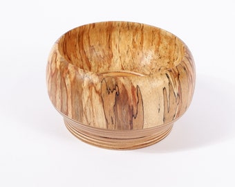 Hand carved Wooden Bowl, Natural Edge Bowl, Handmade Wooden Kitchen Bowl made by VojkoArt, gift mom, gift girl, beech  wood