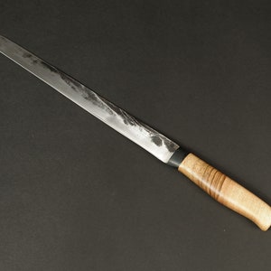 prosciutto knife, Chef Knife  Hand Forged Unique Personalized hand Crafted by VojkoArt, fathers gift, mom gift,