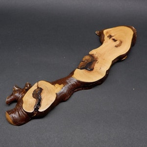 Wooden magnetic knife holder, Wall mounted magnetic knife rack, Magnetic knife holder, Wooden holder for knives and utensils, grapevina