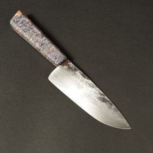 Kitchen Knife, Chef Knife   Hand Forged Unique Personalized hand Crafted by VojkoArt, fathers gift, mom gift,