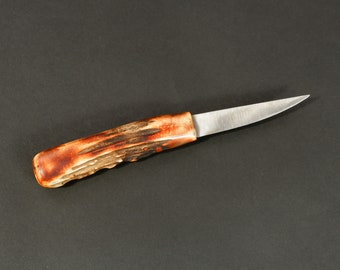 Small Full tang Сarving Knife from 6150, Carving Tool, Hand Carving Tool, Hand-Forged VojkoArt