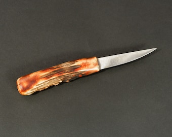 Small Full tang Сarving Knife from 6150, Carving Tool, Hand Carving Tool, Hand-Forged VojkoArt