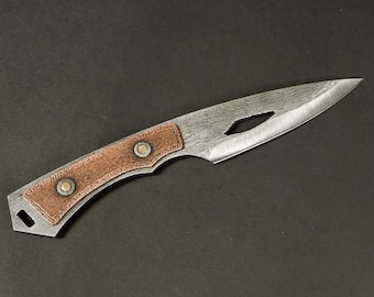 Hunting knife, hand forged, unique