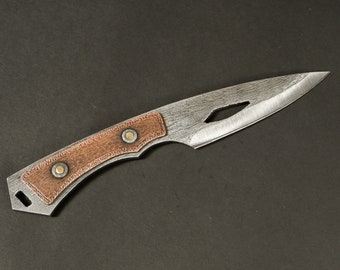 Hunting knife, hand forged, unique