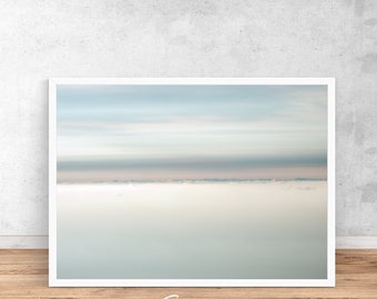 sky print, minimalist print, scandi print, wall art, sky poster, nature poster, landscape print, sky printable, modern design, wall print