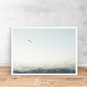 print minimalist, printable wall art,wall art, mountain print, nature poster,mountain poster, landscape print, minimalist wall art, sky