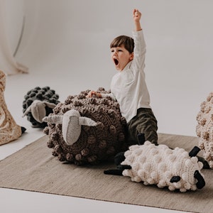 Crochet floor pillow online