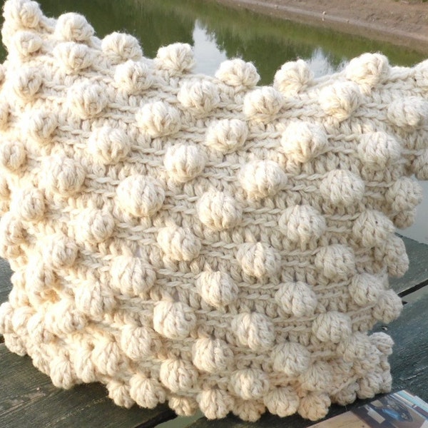 Crochet Pillow Cover Etsy