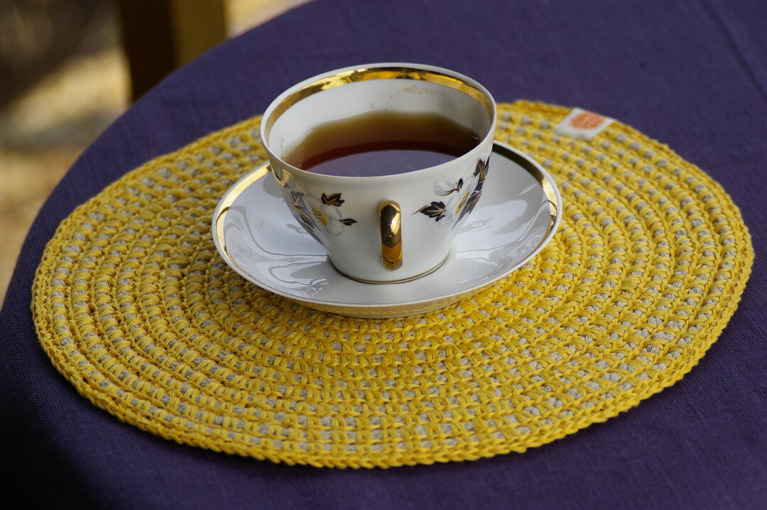 Handmade Natural Linen Placemats Dining Table Decor Linen Placemats