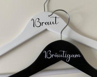 Set Kleiderbügel Braut/Bräutigam