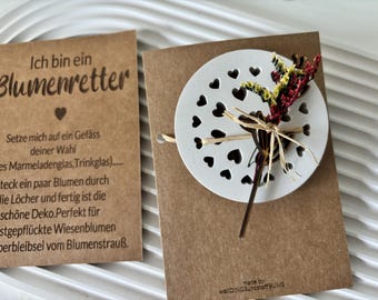 Blumenretter M/Aufsatz/Geschenk