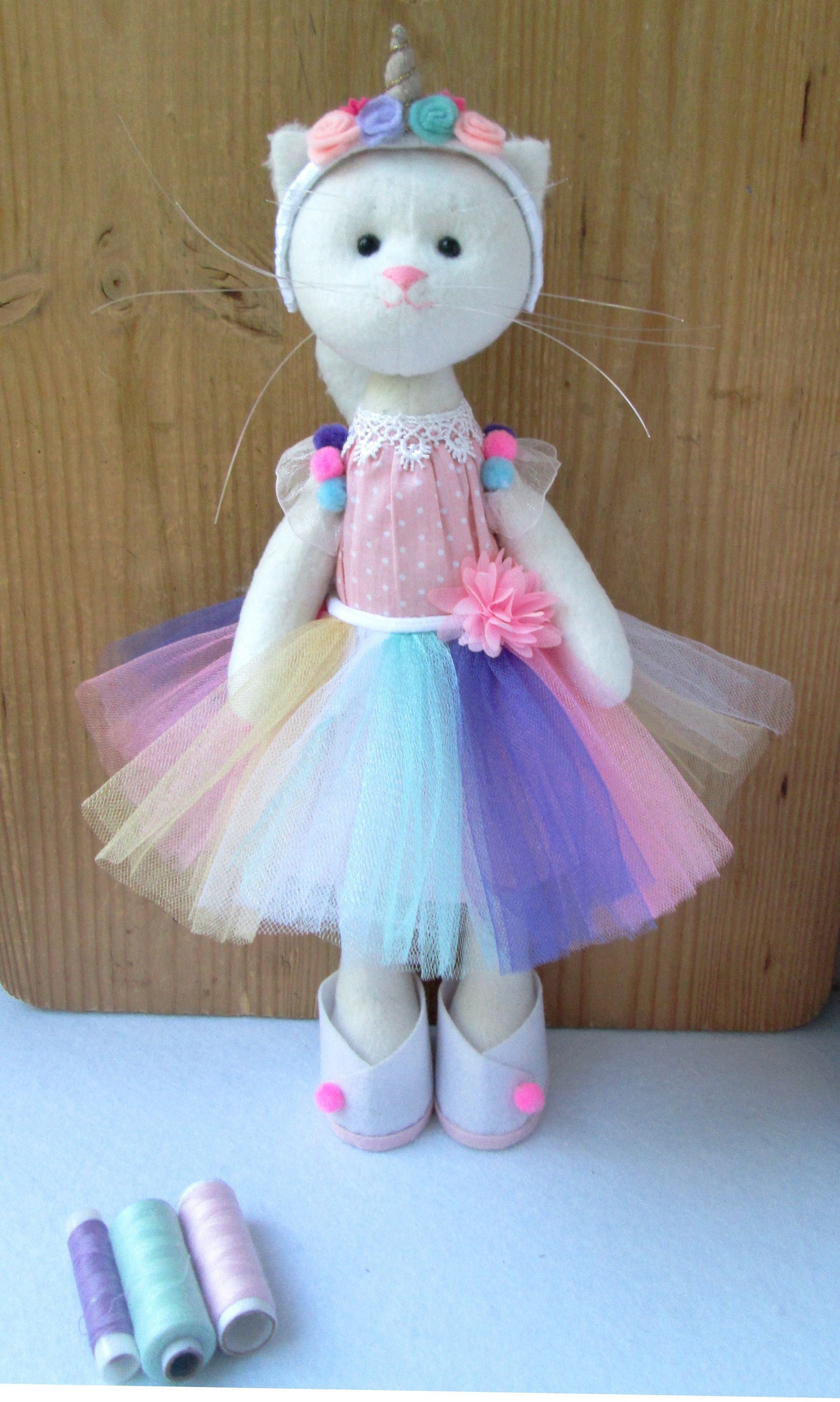 unicorn ballerina doll