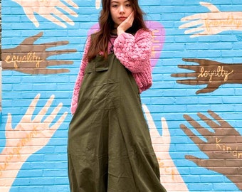 Harems Overall, Ethnische Baumwolle Latzhose, Frauen Baggy Breite Bein Romper,Boho Kleidung,Bequeme Hosen,Haremshose,Einheitsgröße Baumwolle Romper,Hippie