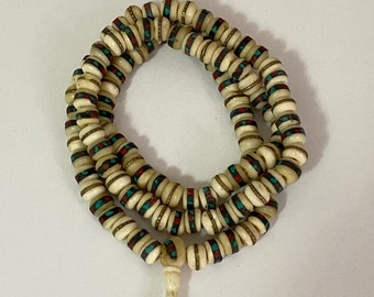 White Stone Prayer Beads