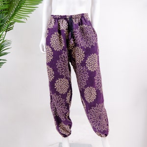 Handmade Wool Blend Pant from Nepal,  Non Itchy Wool Joggers,Unisex Winter Trousers, Warm Fall Plus Size Pants, Hippie/Boho Style,Yoga Harem