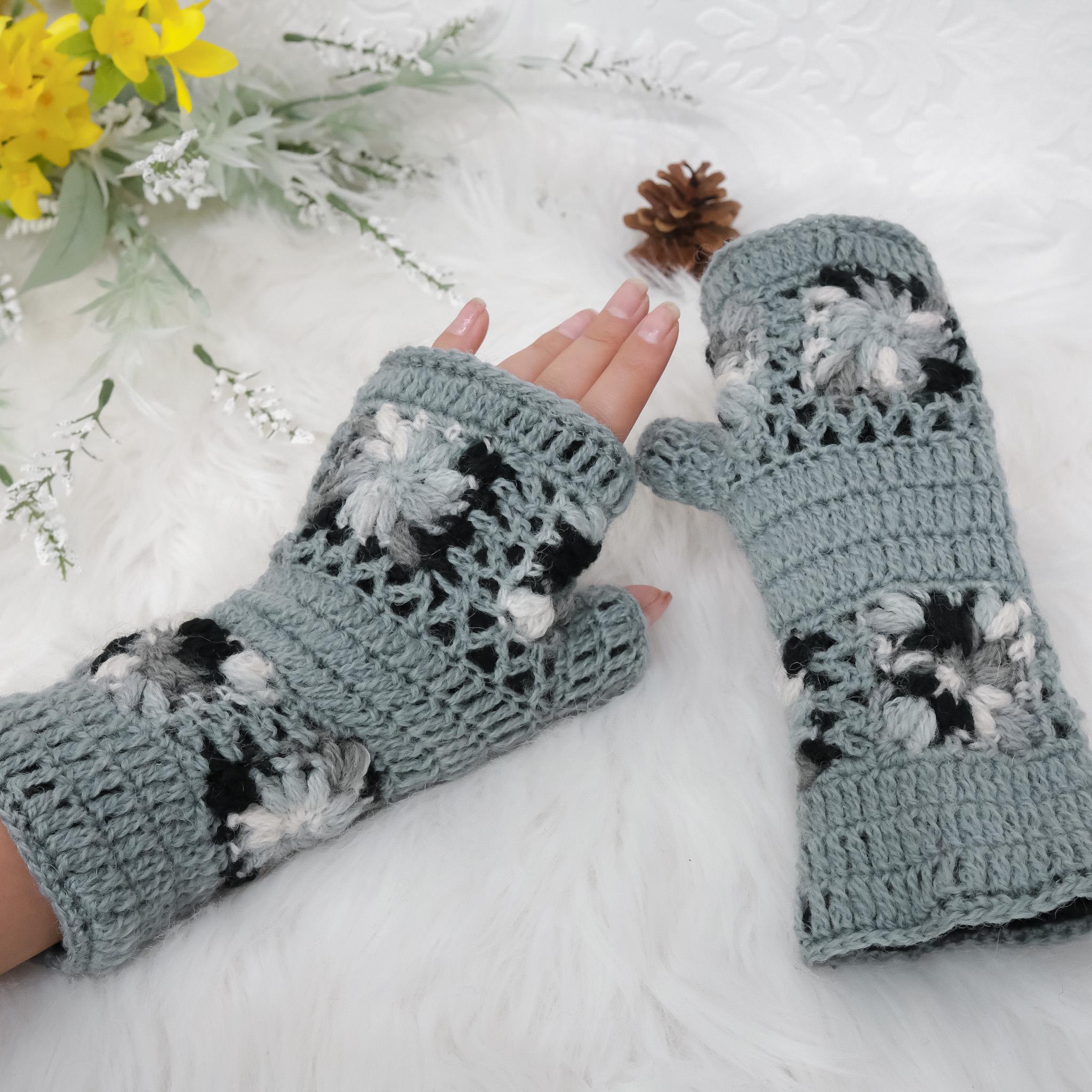 Guantes Manoplas Hombre S Mujer Guantes Largos Sin Dedos