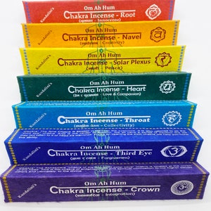 Seven Chakra incense Handmade from Nepal
