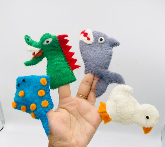手作りウールフェルト指人形 - Etsy 日本