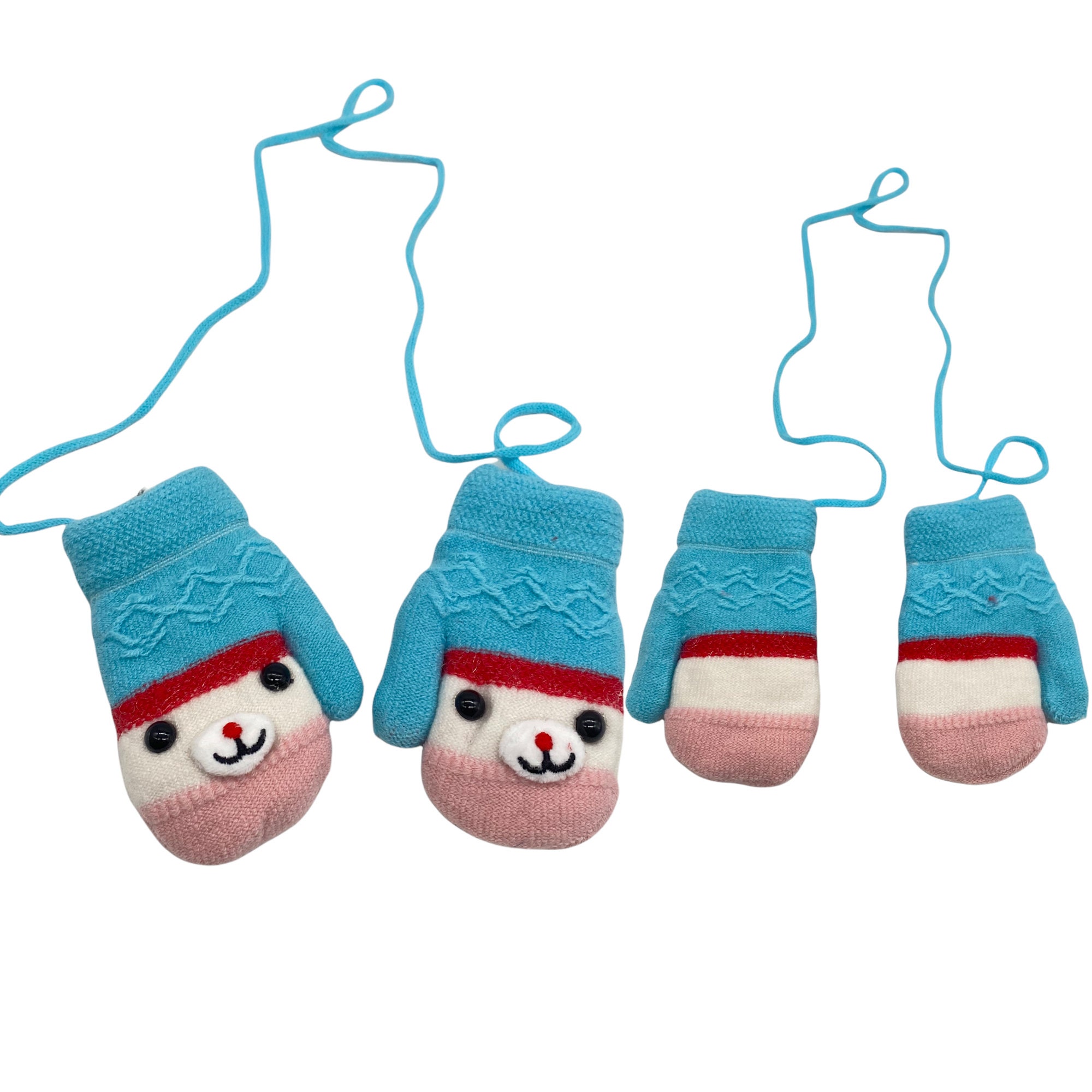 Toddler Mittens Bunny Shape Kids Winter Gloves Boys/girls Etsy