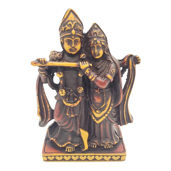 Handcarved RadhaKrishna Statue,Symbol of Eternal Love,Radha Krishna Figurine,Hindu Divine Couples,Marriage Gifts,God of Love