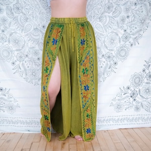 Ventana Pant, Yoga Pants, 100% Cotton Pants,side Slit Pants, Organic  Clothing, Boho Summer Clothing, Pants for Women, Yoga Gifts -  Canada