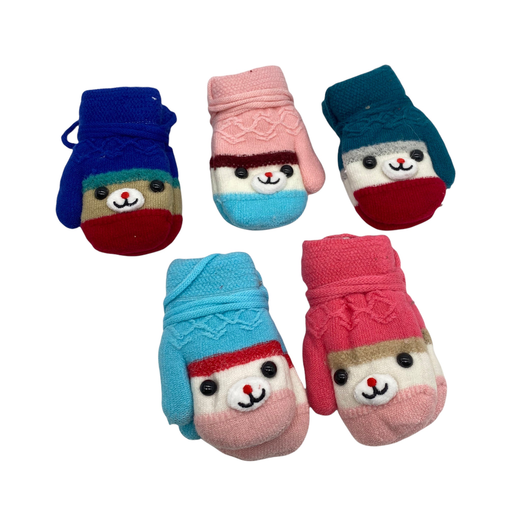 Toddler Mittens Bunny Shape Kids Winter Gloves Boys/girls Etsy