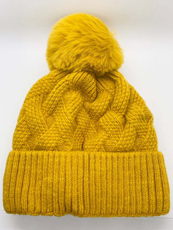 Yellow ski best sale hat