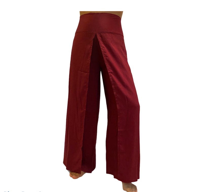 Open Leg Solid Color Boho Pants,Hippie Harem Pants,Beach Rayon Pants,Summer Slit Pants,Yoga Pants Wide Leg Pants,Festival Clothing,Bohemian