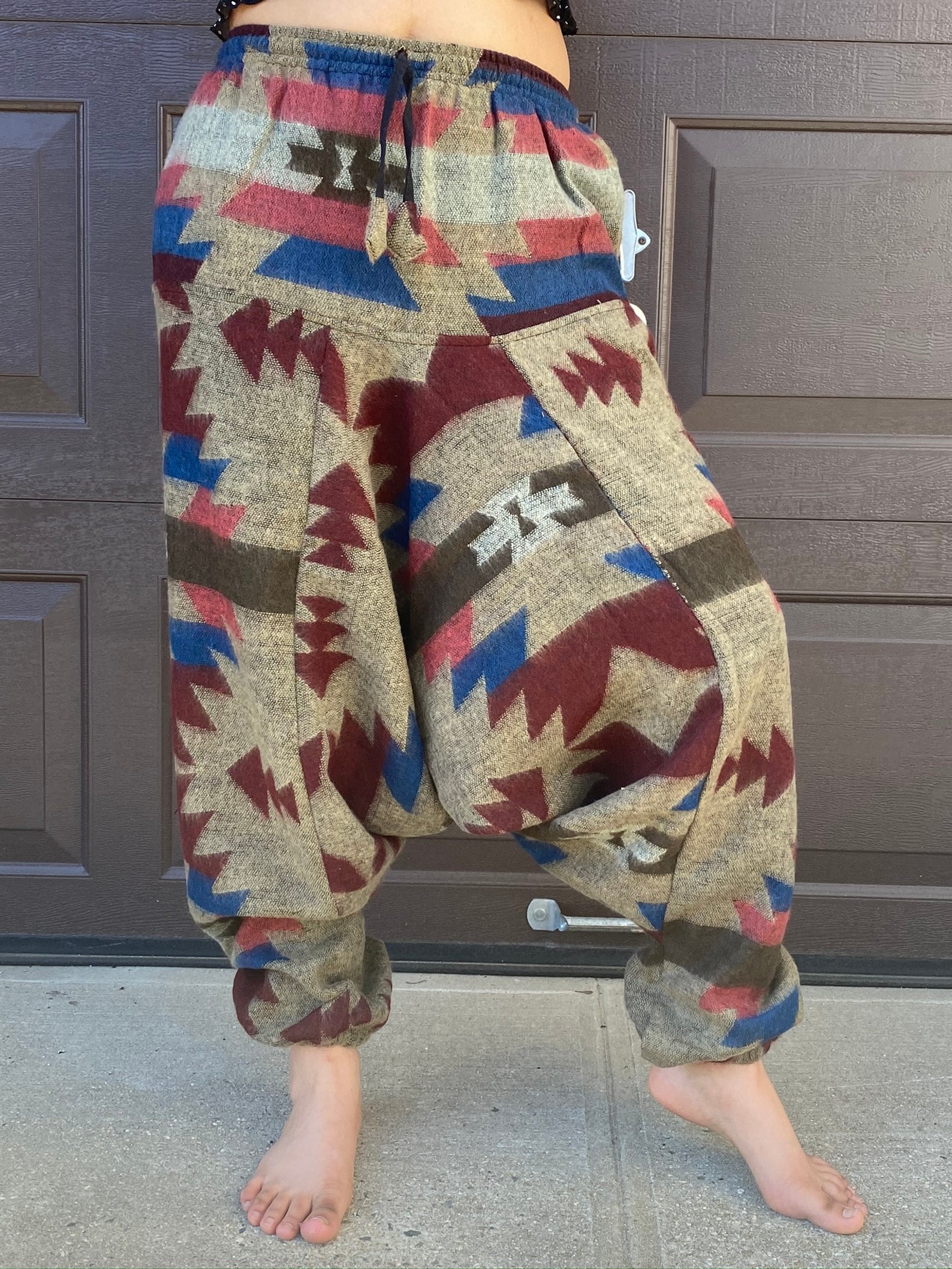 wool harem pants