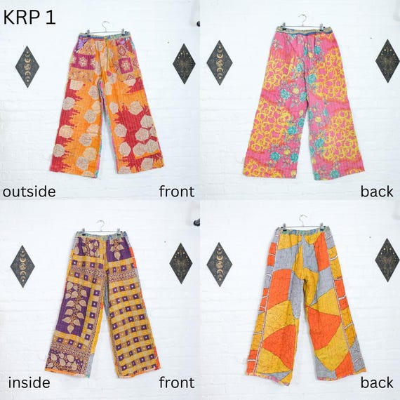 パンツ WONDER FULL LIFE KANTHA WRAP PANTS WONDER FULL LIFE KANTHA WRAP PANTS