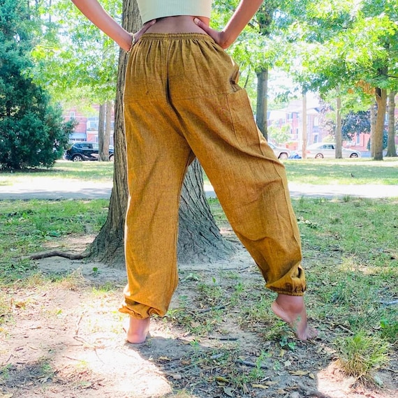 Harem Pants Women - Spring Elastic Waist Loose Wide Leg Pants Women Vintage  Fashion Casual Trousers Harem Soft And Comfortable Pantalon  Oversize,Orange,Xxl price in Saudi Arabia,  Saudi Arabia