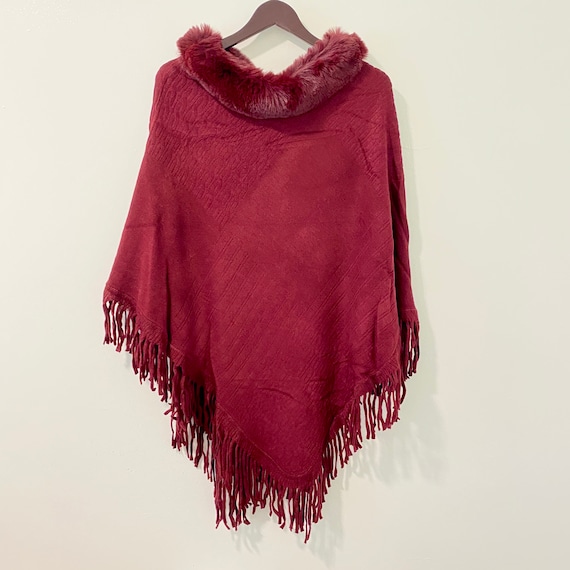 Womens winter ponchos and capes store