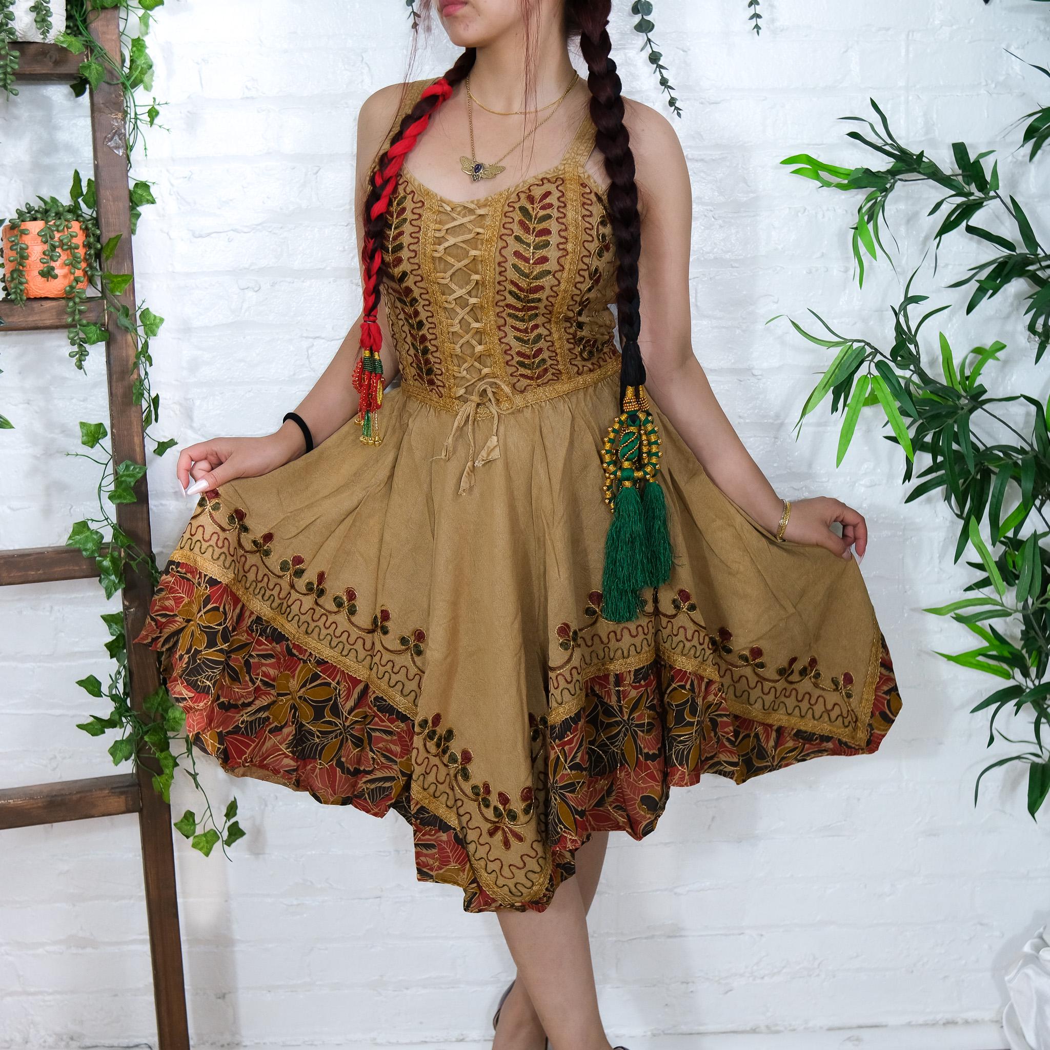 Costume Hippie Mom Clothes Ladies Blue Mamma Mia 70s Pop Fancy