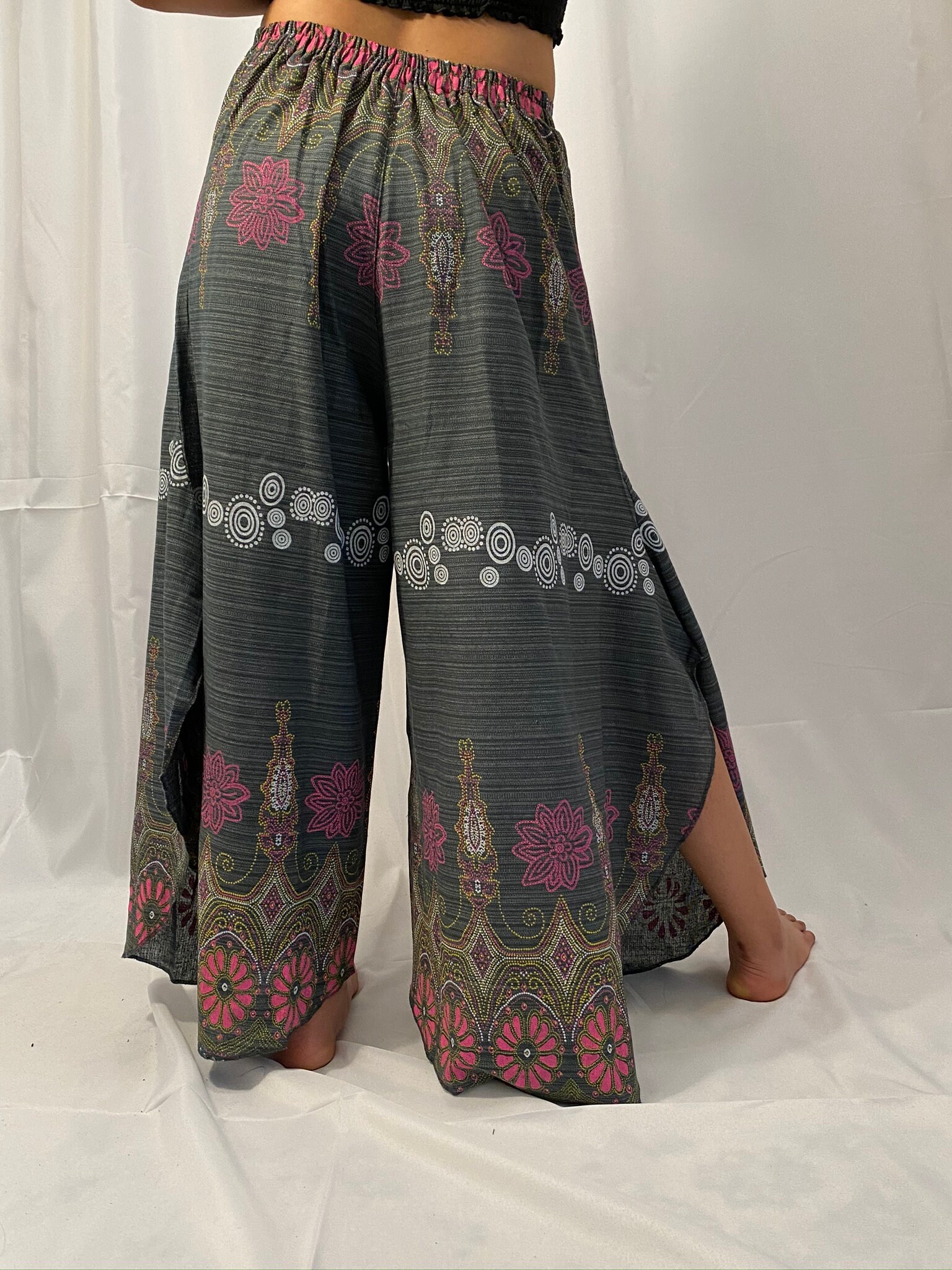 open leg pants