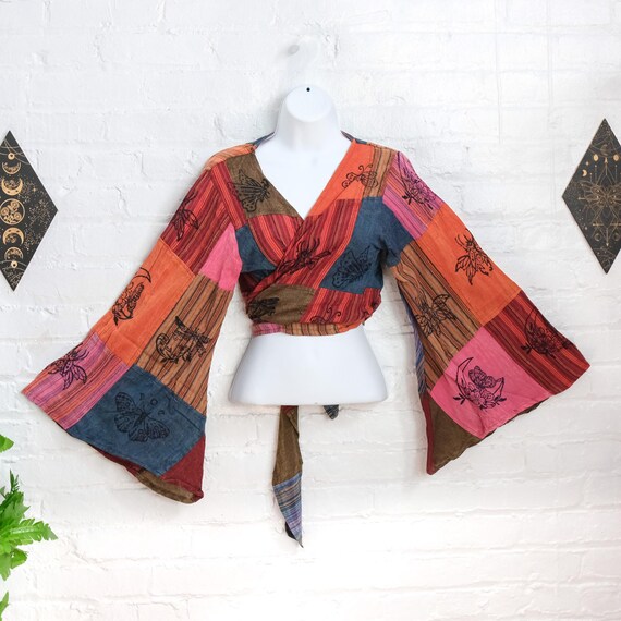 plus size flowy crop top