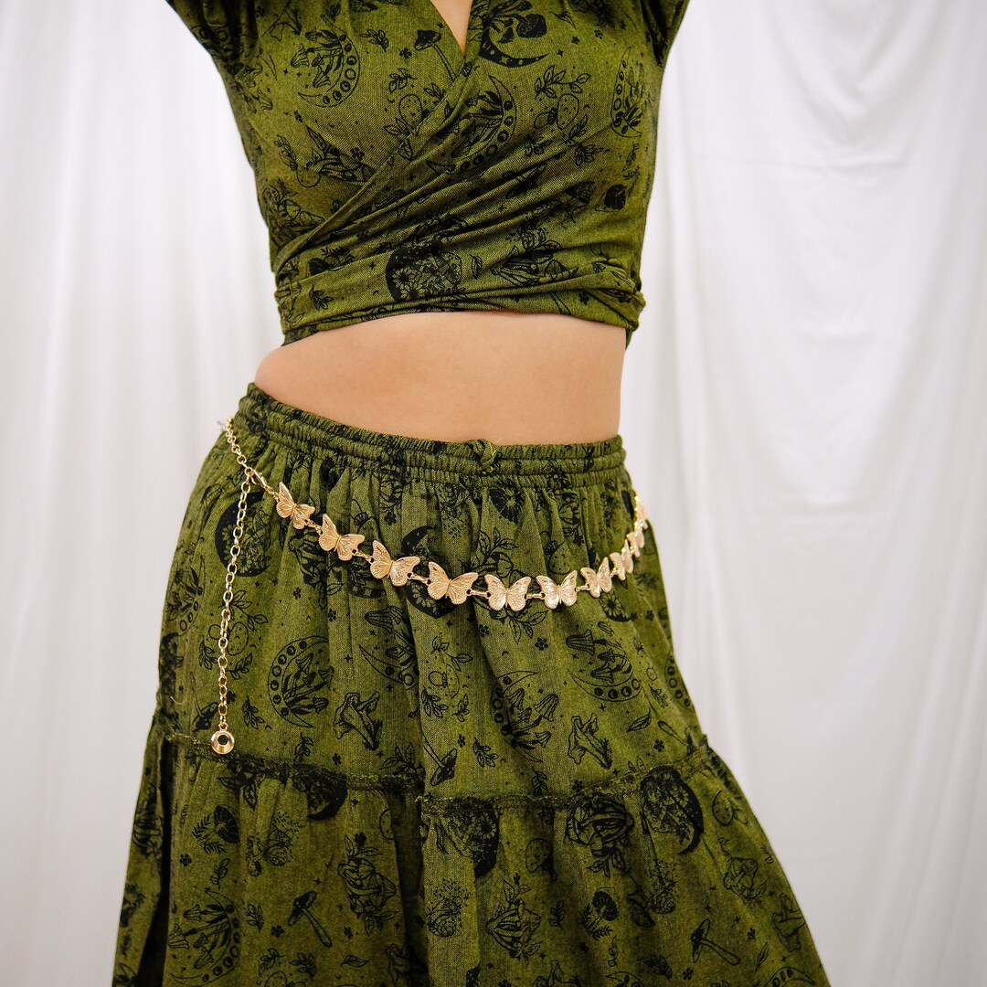 小物 archive D.I.A butterfly chain belt y2k archive D.I.A butterfly chain belt y2k Rhinestone not