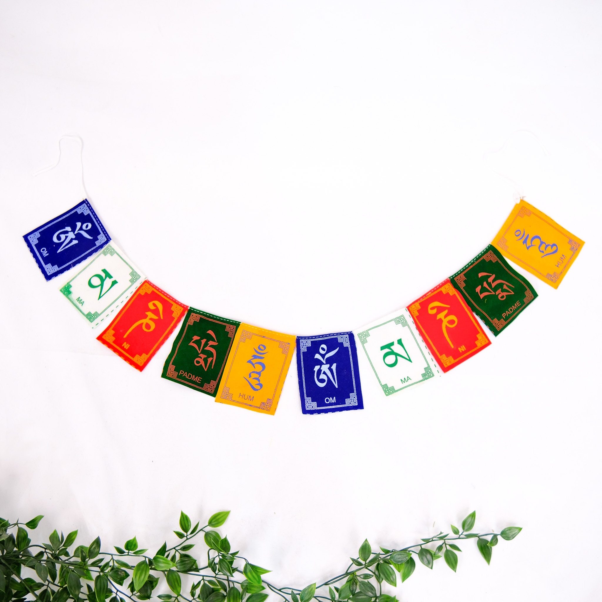 Banderas Tibetanas de algodón 12 x 12 cm