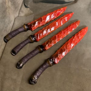18” crystal blade larp prop
